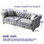 Canapé Chesterfield 85,5 po