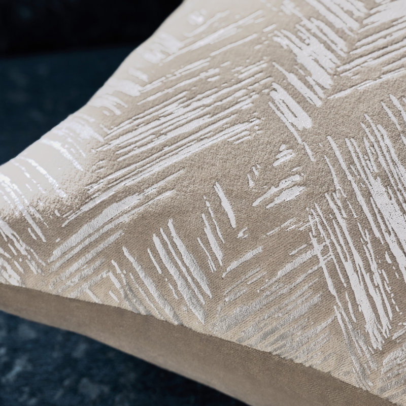 Folius Foil Printed Velvet Cushion Cover, Does Not Apply