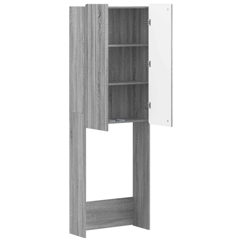 Bathroom Storage, Grey Sonoma