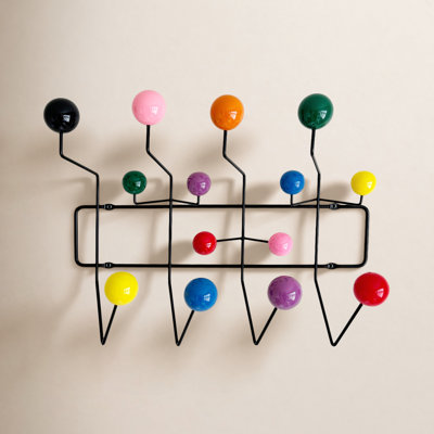 Joyelle 14-Hook Metal Coat Rack
