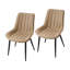 45cm H Side Chair in Brown
