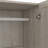 3-Door Shutter Wardrobe With Shelves