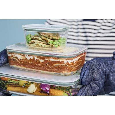Contenant alimentaire en verre borosilicaté 15 onces EasyLip 2.0, fabriqué aux Pays-Bas