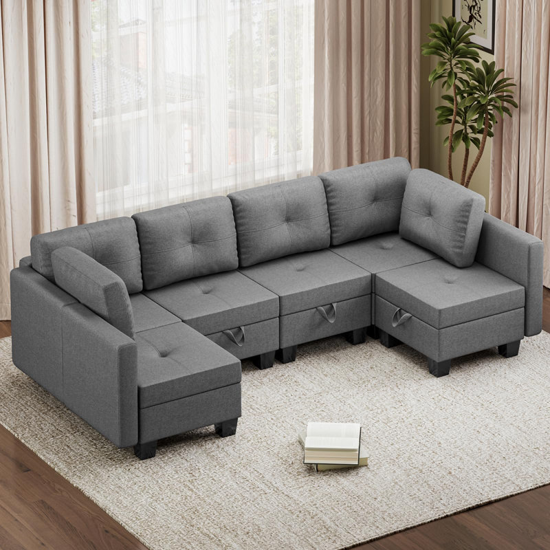Fabric Corner Sofa , 6