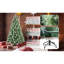 Arbre de Noël 5 pi avec 51 pommes de pin - 694 pointes, branches mixtes en PVC et aiguilles dures, structure à charnières pour une installation facile, support en métal robuste - arbre de Noël réaliste-680178344