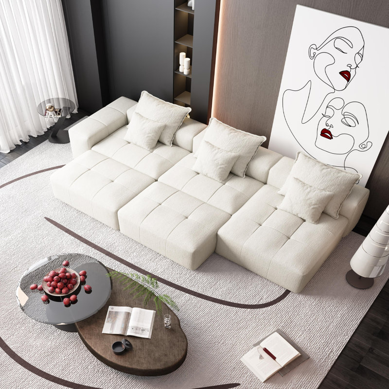 Canapé modulaire surdimensionné Modern, Beige