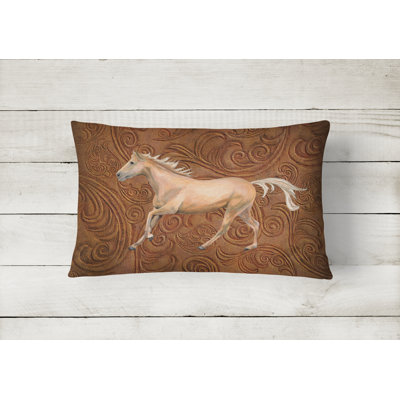 Horse Indoor/Outdoor Throw Pillow