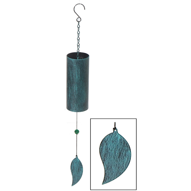Cloche à vent 20 "avec congés, Vert