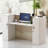 Gradon Rectangle Synthetic Laminate Reception Desk with Filing Cabinet
