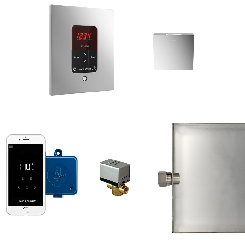 Residential Steam Generator Control, Polished Chrome