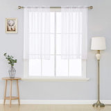 Polyester Sheer Curtains / Drapes Pair