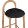 Bartolomea Upholstered Counter Stool with Solid Wood Frame
