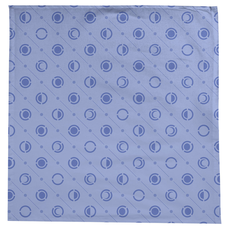 Nappe des phases de lune classiques, Bleu / Bleu foncé