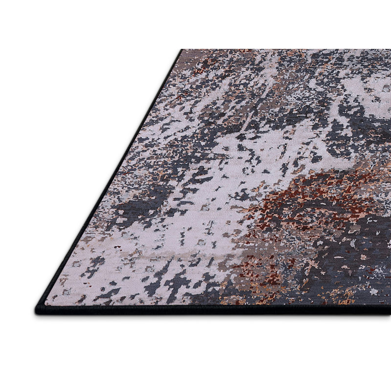 Tapis oriental brun / blanc, Rectangle 7 pi x 9 pi