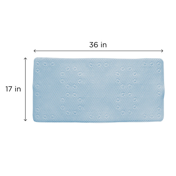 Blue Spa Pebbles Bathtub Mat Rebrilliant Color: Blue