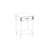 1-Shelf And 1-Drawer Nightstand With Elegent Design-1146154453