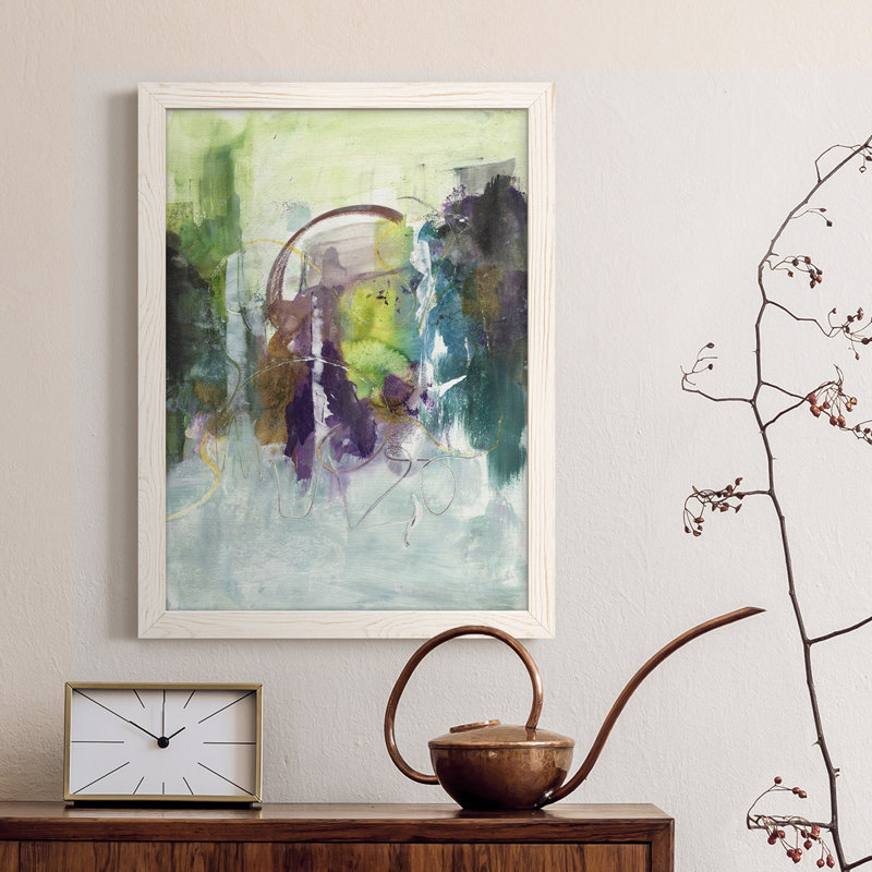 Déplacement sur toile tendue de qualité supérieure - Prêt à être accroché, H 20 po x l 17 po x P 1 po, Blanc