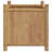 Bayou Breeze Planter 15.7"X15.7"X31.5" Bamboo-1572993379