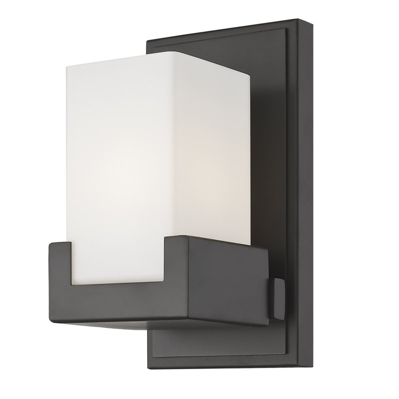 Bado Dimmable LED Bath Sconce, Bronze