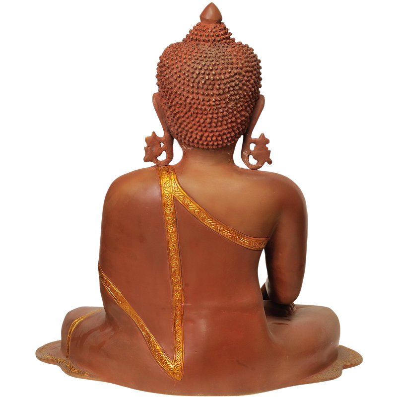 Statue de Bouddha Shakyamuni dans Mara-Vijay Mudra