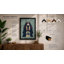 Dignified Basset Hound Modern - Framed Print-582671840-582671854
