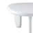 White High Gloss End Table
