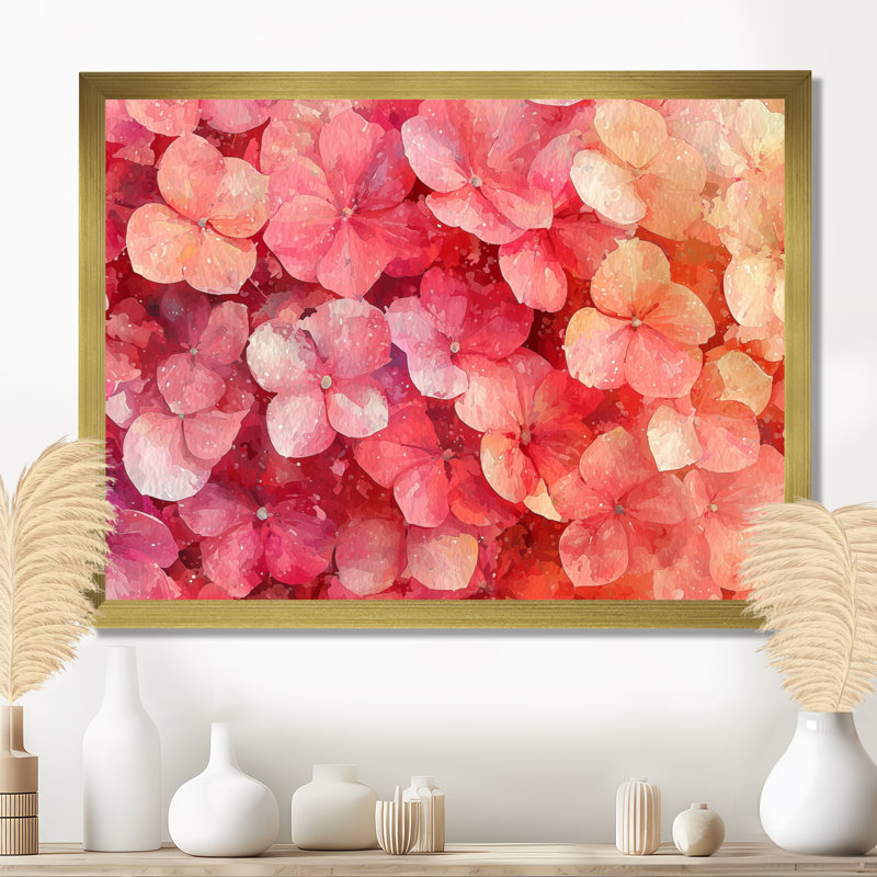 Jadaliz - Floral Wall Art, Impression d'un seul cadre photo, H 12 po x l 20 po, Doré