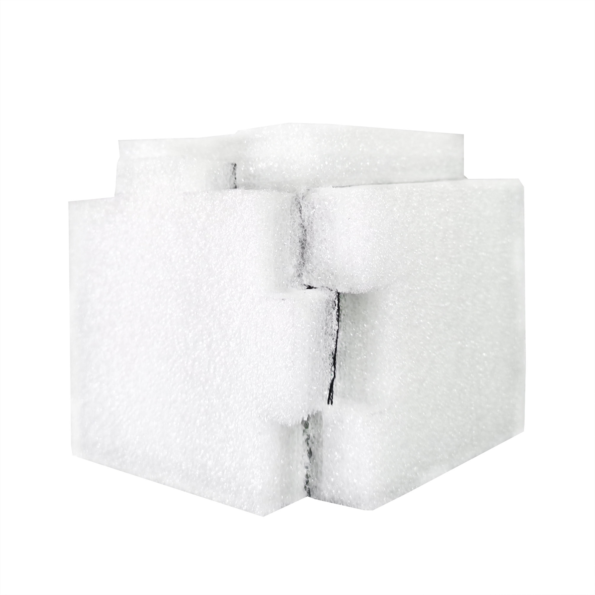 FixtureDisplays Polyethylene Corner Protectors 3 x 3 x 4