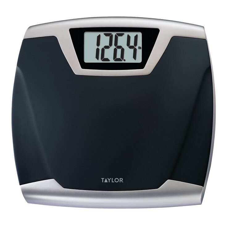 American Weigh Scales Low Profile Digital Glass Top Bathroom Scale 330LPG -  The Home Depot