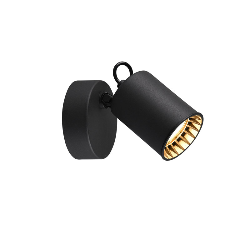 Orson Armed Sconce, Black