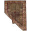 Tapis tribal brun et ivoire 4 x 6 Kazak