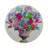 Pistils Large Bouquet Round Beaded Placemat Smooth