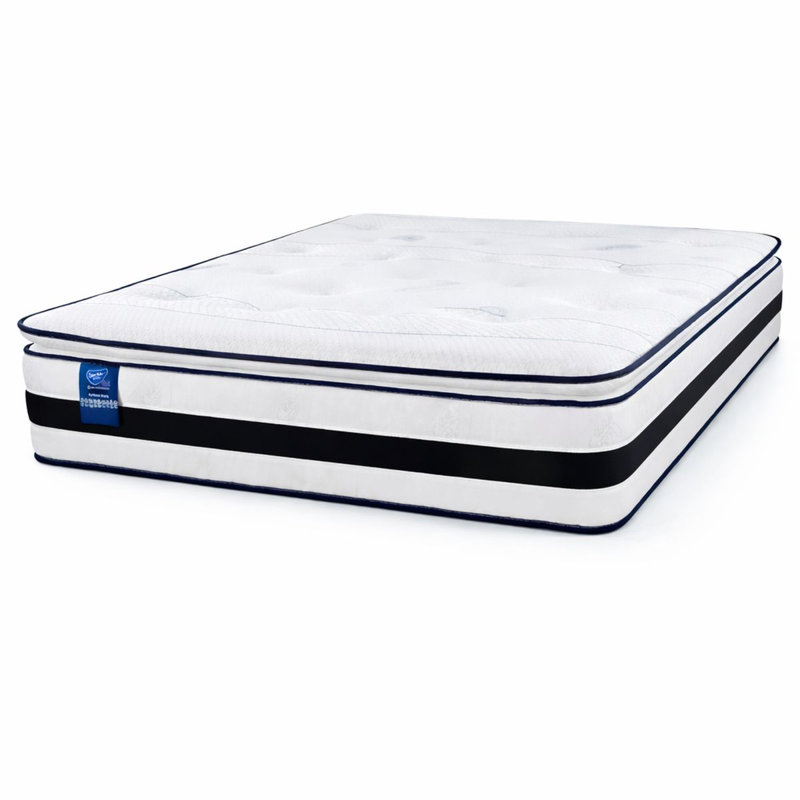 Sareer Furniture Pillow Top Open Coil Mattress, Super King (6')