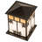 Rustic Lodge Colorful Pier Mount Light