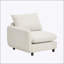 Canapé modulaire surdimensionné en forme de L 99 pièces 99 po. Combinaison libre pour des salons spacieux et confortables