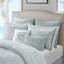 Oblong coussin bleu 12 po x 20 po