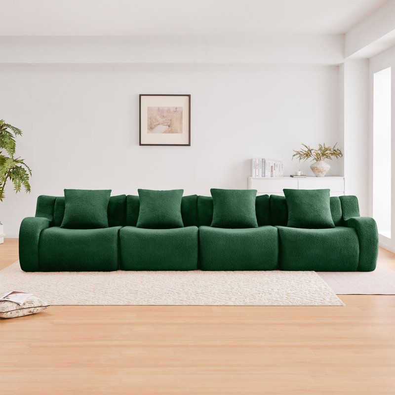 Canapé modulaire sans assemblage en tissu de haute qualité sans assemblage pour les salons et les études
