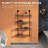Rack Industrial Pipe Shelves Floating Wall Mounted Bookshelf, Metal Frame Display Rack