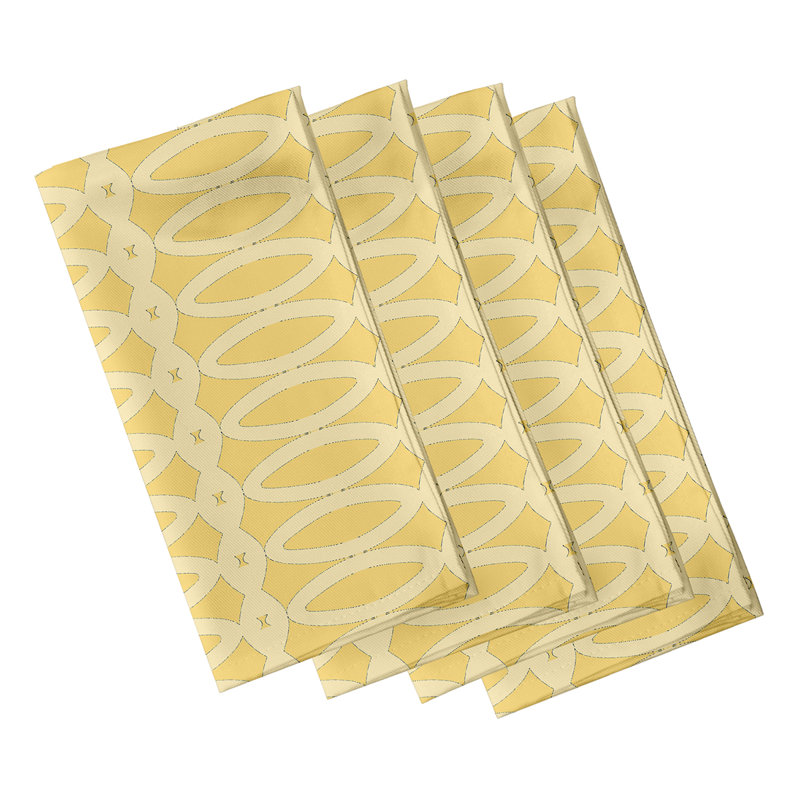 Serviette Daloni, L 18 po x L 18 po, Citron doux