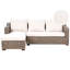 Garden Corner Sofa Grey VALLETRI