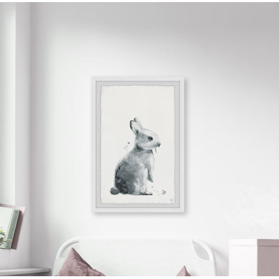 «Kellyville Melancholy Bunny», reproduction encadrée
