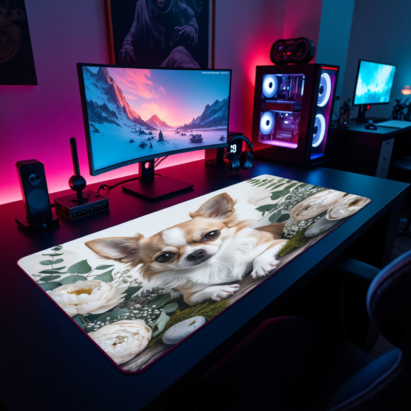 Polyester Desk Pad, 23.6x13.8