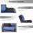 Wendye 5-Piece Outdoor Furniture Set, 2 Swivel Glider Chairs, 2 Ottomans & 55K BTU Fire Pit Table-1233555692-1233555690