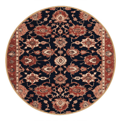 Machine Washable Persian Brown Area Rug