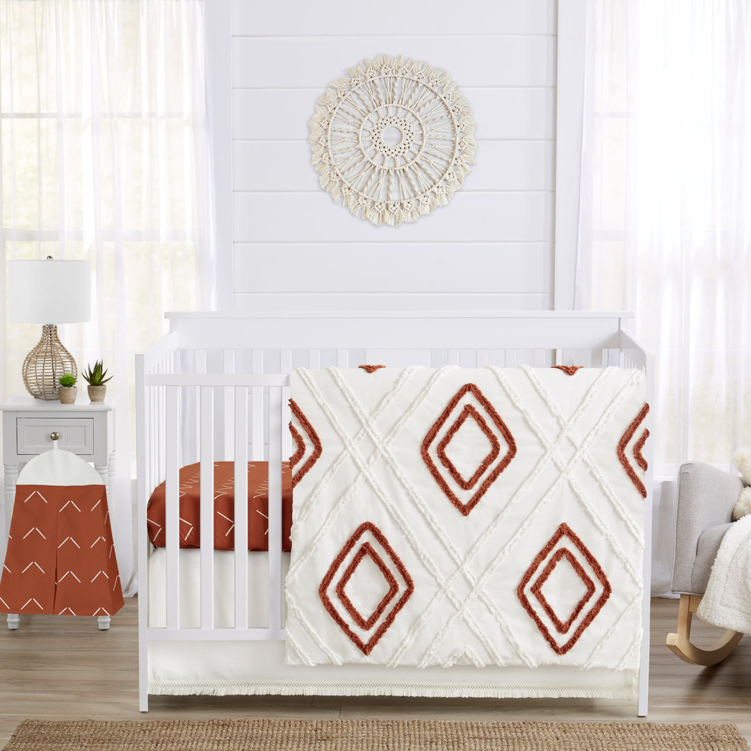 Diamond Tuft 4 Piece Crib Bedding Set Sweet Jojo Designs
