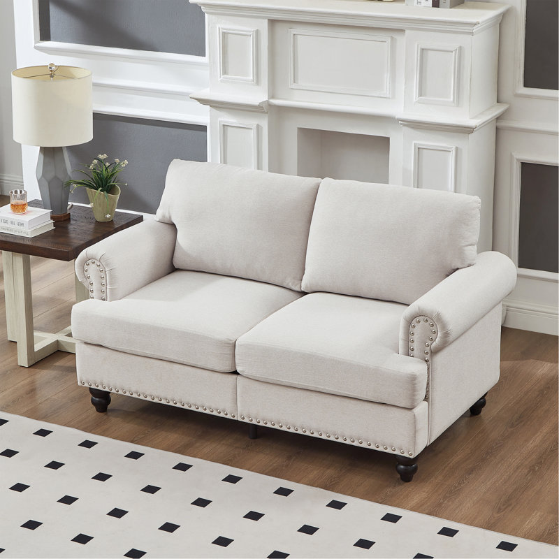 Causeuse 59,5 po., Beige