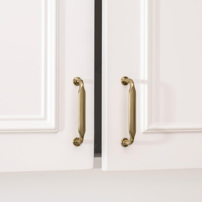 10 Pack 3 Inch Champagne Bronze Cabinet Pulls Kitchen Cabinet Handles Solid Zinc Alloy Pulls for Cupboard, Bathroom, Drawer & Dresser