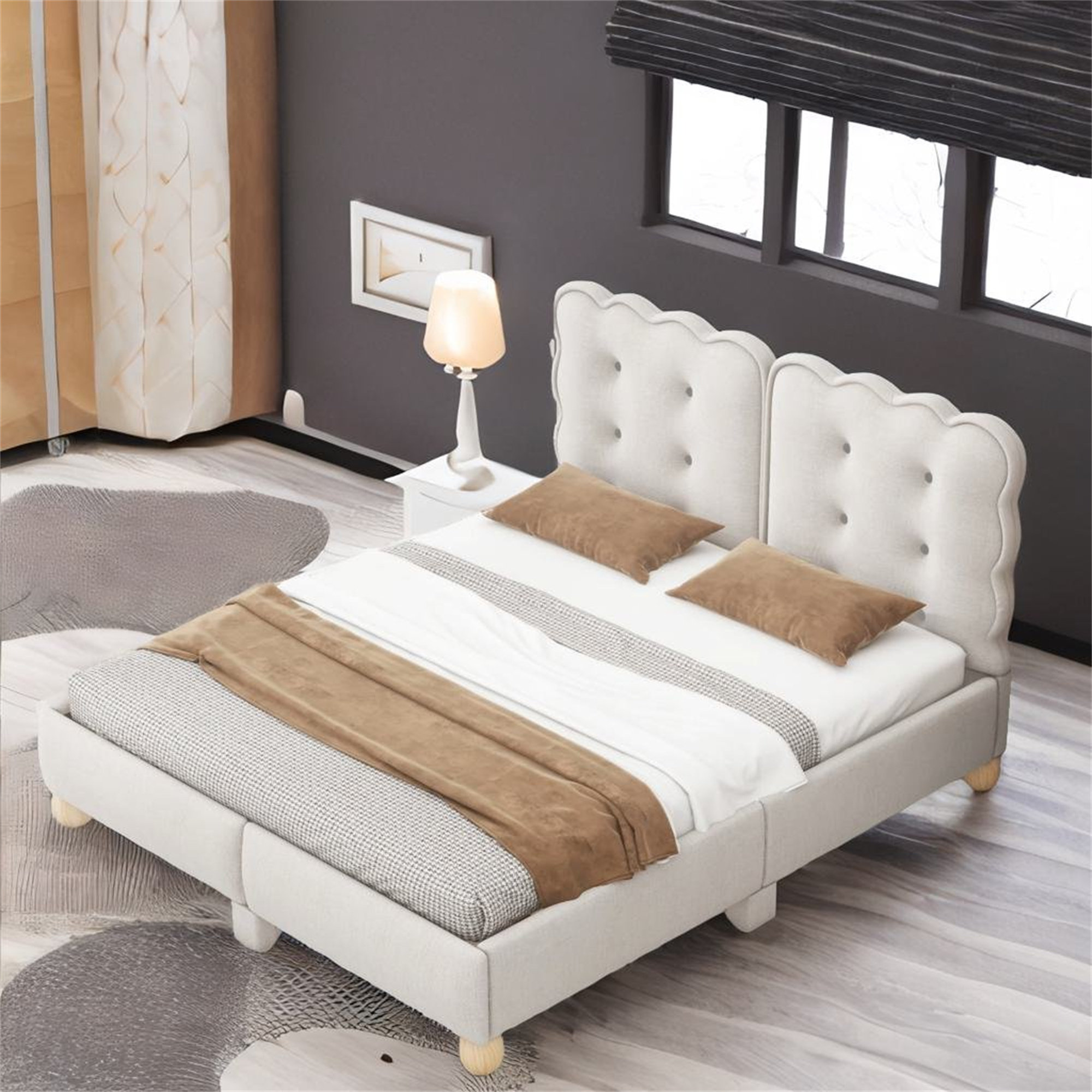 Darby Home Co Abdurahmon Upholstered Platform Bed | Wayfair