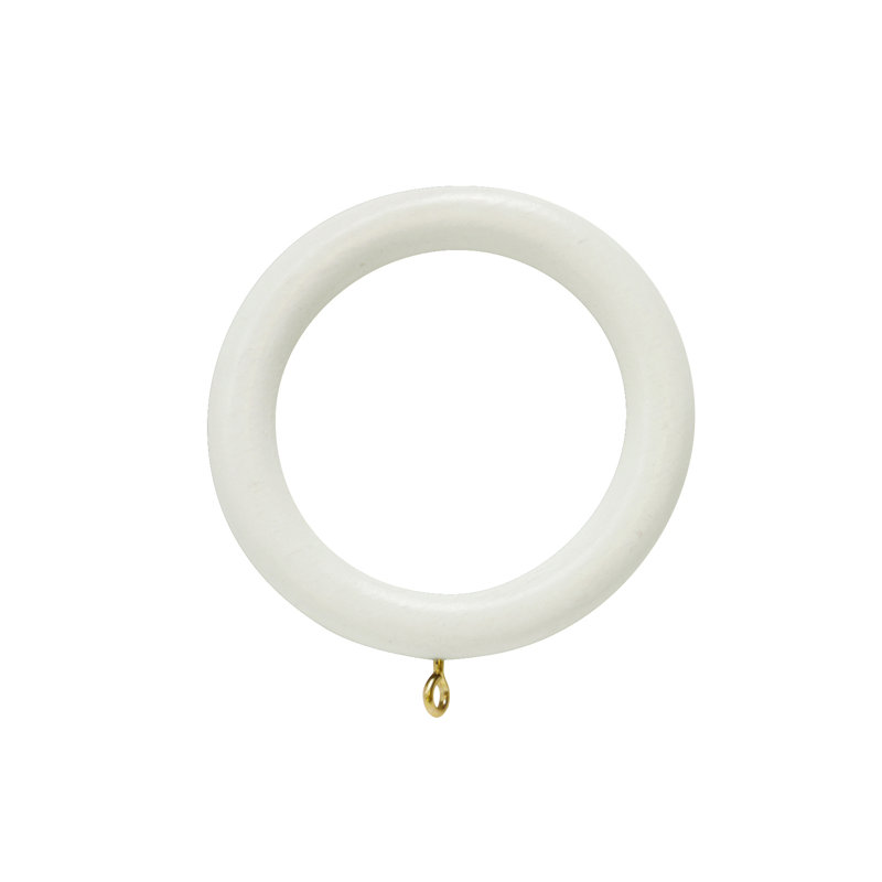 Derrill Wood 200cm 3.5cm Single Pole, White