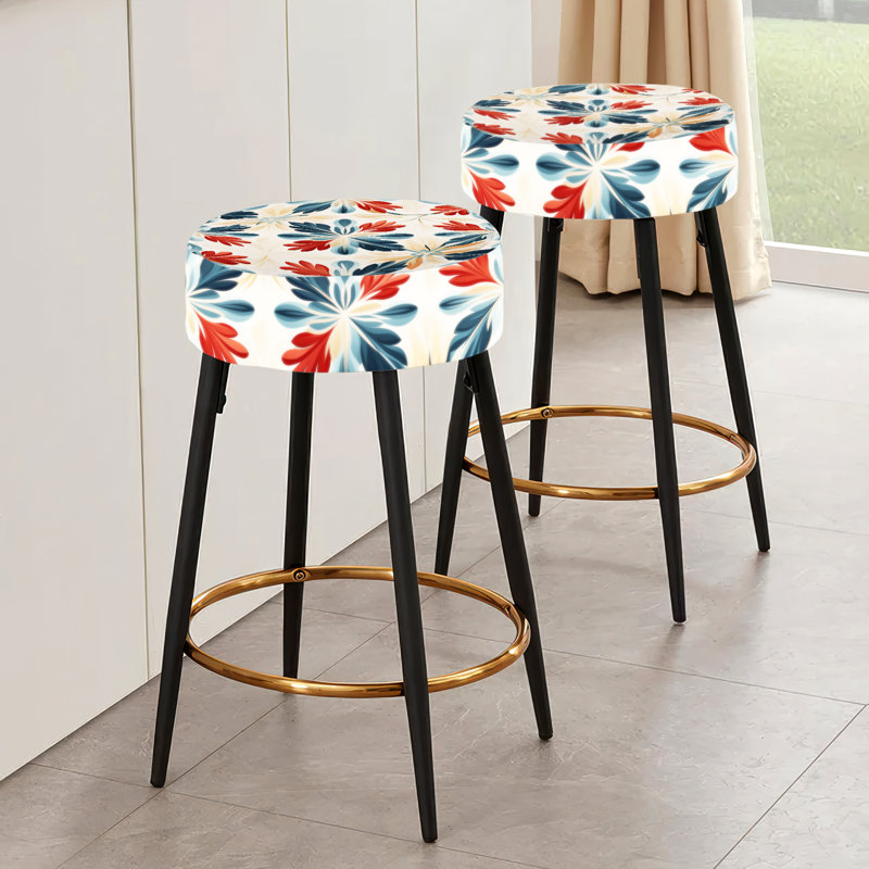 Langevin - Ensemble de 2 tabourets de bar éclectiques